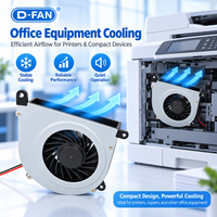 Ventilateur axial sans balais DC 75x70x15mm, souffleur d'air à haute pression, 5V 12V, pales en plastique, ventilateur de refroidissement pour équipement de bureau, OEM/ODM