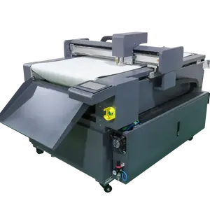 6090 Double Cutter Head Digital Flatbed Cutting and Creasing Box Making Machine Flatbed Plotter Cutter flatbed cutter