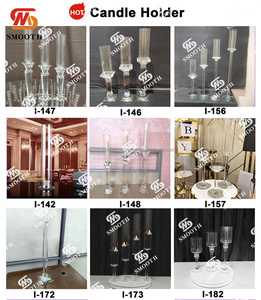 SMOOTH Wholesale Tube Lamp Chandelier Crystal Candelabra Candle Holder Wedding Centerpiece Decoration - Product Image 3