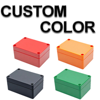 Boîtier Électronique en Plastique ABS Noir IP65 100x68x50 mm, Moulé par Injection, Personnalisé, Étanche pour Carte PCB