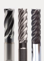 Fraise à queue en carbure pour acier allié, 3, 8, 12, 16 mm, fraise en acier au tungstène à 3 dents, outils de fraisage CNC