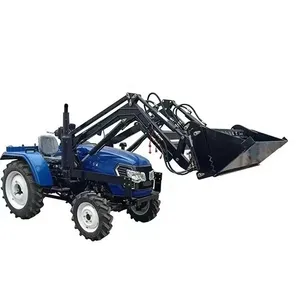 50hp Kleine 4-wielige Tractor Prijs Met Front-End Loader Tractoren Vrachtwagens Mini Tractor Landbouw Grasmaaier 4X4