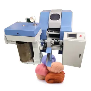 Small yarn carding and spinning machine for cotton and wool