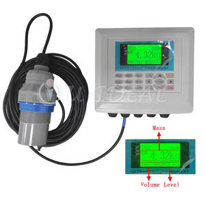औद्योगिक गैर-संपर्क अल्ट्रासोनिक स्तर सेंसर डिजिटल 4-20 मा आउटपुट dc24v एसिड डीजल ईंधन तरल टैंकों के लिए 0.25% सटीकता - Product Image 2