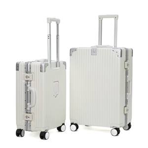 Verrouiller les bagages de voyage Valise <span class=keywords><strong>PC</strong></span> moderne avec cadre en aluminium Valise à roulettes légères - Product Image 5