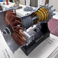 BETTER Ornement de support de table créatif Modèle d'impression 3D Décoration de support de moteur d'avion