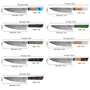 <span class=keywords><strong>Cuchillo</strong></span> Gyuto Premium de 8 pulgadas, edición 2025, <span class=keywords><strong>cuchillo</strong></span> de chef japonés de acero damasco de 67 capas para verduras y <span class=keywords><strong>carne</strong></span> - Product Image 2