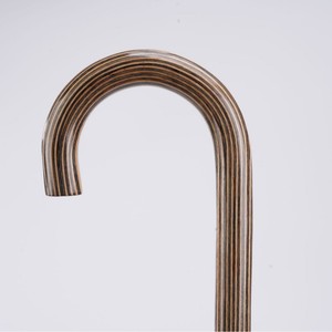 Solid Wood Walking Stick With Umbrella <b>Hook</b> For Elderly Multiple Heights Customizable - Product Image 1