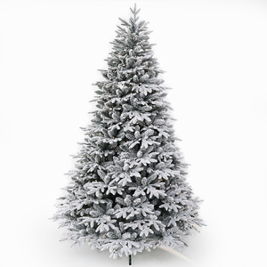 <span class=keywords><strong>Sapin</strong></span> <span class=keywords><strong>de</strong></span> <span class=keywords><strong>Noël</strong></span> <span class=keywords><strong>artificiel</strong></span> blanc <span class=keywords><strong>pré</strong></span>-éclairé avec lumières LED - Product Image 1