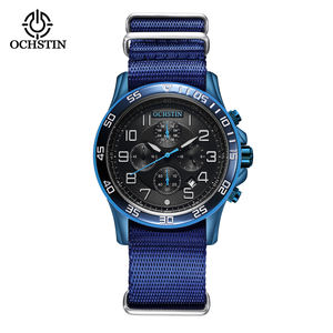 นาฬิกาแฟชั่นผู้ชายโลโก้สั่งทำได้ หลายสีให้เลือก กันน้ำ 30 เมตร สายไนลอน เหมาะสำหรับใส่ลำลอง ทำงาน ออกงานสังคม หรือเป็นของขวัญ - Product Image 2