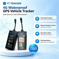 CA002 Traceur GPS 4G pour véhicule, dispositif de suivi de voiture en temps réel, localisateur GPS étanche avec coupure de moteur à distance