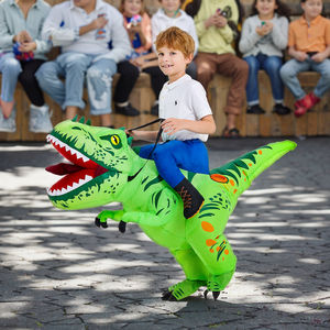Vestito gonfiabile del partito dei bambini del dinosauro di equitazione di Halloween per i bambini di tutte le età - Product Image 2