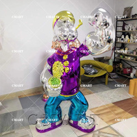Statue de Popeye de dessin animé grandeur nature, moderne, 180 cm, en fibre de verre, pour la décoration de bars, maisons, boutiques, modèles de sculpture artistique