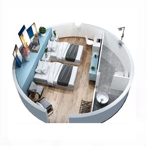 Meilleur <span class=keywords><strong>prix</strong></span> avantage de Al Raha Tr Aliexpress unnashi royaume-uni <span class=keywords><strong>constructeur</strong></span> à deux étages chambre à coucher <span class=keywords><strong>maison</strong></span> dôme préfabriquée - Product Image 2