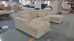 Sofá <span class=keywords><strong>Cama</strong></span> Pinzhi Home Personalizado en Corduroy <span class=keywords><strong>Blanco</strong></span> Cálido y Delicado, Sofá <span class=keywords><strong>Cama</strong></span> Moderno y Elegante para Sala de Estar y Dormitorio - Product Image 6