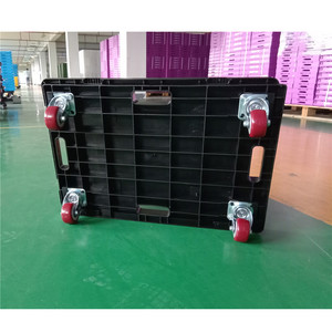 Hochwertiger, zusammensteckbarer Schildkrötenwagen mit Rädern, Logistik-<span class=keywords><strong>Trolley</strong></span>, stapelbarer Kunststoff-Transportwagen - Product Image 6