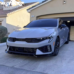 Haosheng voiture usine pare-chocs avant lèvre becquet plastique menton becquet en Fiber de carbone Look 3 pièces lèvre avant pour <span class=keywords><strong>KIA</strong></span> K5 <span class=keywords><strong>GT</strong></span>-Line <span class=keywords><strong>2023</strong></span> +. - Product Image 6