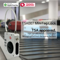 Approuvé par la TSA pour la localisation de bagages, verrouillage personnalisé par mot de passe, traceur intelligent de navigation, dispositif anti-perte, construction métallique
