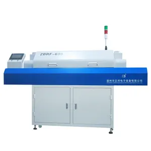 hot sell reflow oven machine ZB630RF hot wind SMT Reflow Oven 6 zone welding Pick and Place Assembly Line