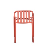 Tabourets de bar modernes de petite taille pour la maison, utilisation en extérieur, tabourets empilables au design simple pour le jardin, le balcon, chaise en plastique