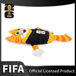 Jouet pour animaux <span class=keywords><strong>de</strong></span> compagnie officiel <span class=keywords><strong>de</strong></span> la Coupe du monde FIFA, jouet en peluche douce et longue, design <span class=keywords><strong>de</strong></span> ballon <span class=keywords><strong>de</strong></span> football, jouet à la catnip pour chat, jouet à mâcher pour chat, pour frapper et câliner - Product Image 2
