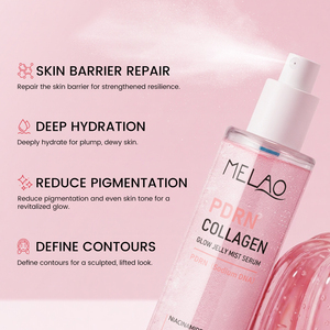Spray Éclat 2-en-1 PDRN Collagène, Brume Sérum Gelée Rose, pour une Peau Éclatante, Raffermie et Repulpée, Brume Double Texture, Sérum au Glutathion - Product Image 5
