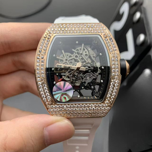 2026 New Model 2703 Moissanite Full Diamond Mechanical <strong>Watch</strong> Bar-shaped Luxury Men's Business <strong>Cocktail</strong> Party Collectible <strong>Watch</strong> - Product Image 1