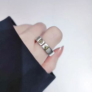 Nouvelle conception, bague l'Œil de la Prophétie, bague ouverte en cuivre, puissante bague <span class=keywords><strong>des</strong></span> Illuminati, bague <span class=keywords><strong>des</strong></span> vœux et de protection, bijoux pour hommes francs-maçons - Product Image 3