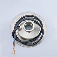 Luces LED Sumergibles para Fuentes de Estanque, Personalizables por el Fabricante, Duraderas, de 12 W, Acero Inoxidable, 12 V CC, 24 V CC, RGB, DMX512, IP68, Resistentes al Agua