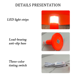 <span class=keywords><strong>Lampada</strong></span> da Tavolo LED Funzionale e Semplice, <span class=keywords><strong>Ricarica</strong></span> <span class=keywords><strong>USB</strong></span>, 3 Opzioni di Colore, 5 Livelli di Luminosità, Dimmerabile, Utilizzo Multi-Stanza per Casa e Ufficio - Product Image 3