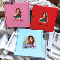 Boîtes d'expédition postales en carton ondulé vert en gros avec logo personnalisé pour cosmétiques, type dossier