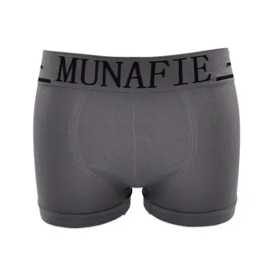 Munafie cuecas de nylon masculinas, roupa íntima de letras confortável e macia com estampa de boa elasticidade