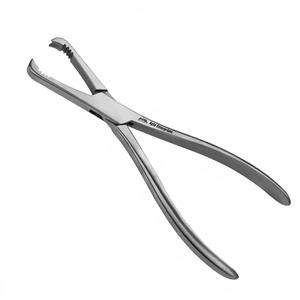 Pince orthopédique manuelle de haute qualité 21 cm en acier inoxydable, instrument chirurgical à 2 x 2 dents, sécurisée et réutilisable pour la préhension des os - Product Image 1