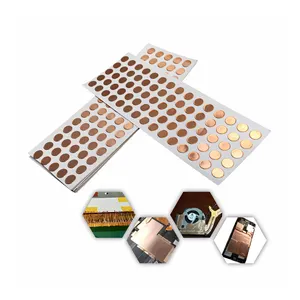 HWK ODM Factory Wholesale EMI Shielding Copper Tape Gasket Custom Die-Cut Copper Foil Tape Pad