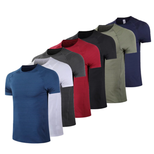 Camisetas de Cuello Redondo para Hombre al por Mayor, Camisetas de Gimnasio Baratas de China - Product Image 1