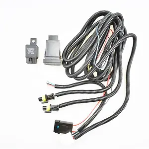 Auto Mistlamp H11 Kabelboom Zekering Relais Kabel Switch Kit Voor Gesloten Apv 1998-201