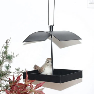 JH-Mech Mais <span class=keywords><strong>Popular</strong></span> <span class=keywords><strong>Bird</strong></span> Feeding Station Metal Yard Garden Home Decoração Wild Wall Pendurado Alimentador Do Pássaro - Product Image 3