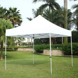 Tente publicitaire pliable imperméable en aluminium à cadre/poteau hexagonal 3x3m pour événements en plein air, fêtes et salons professionnels - Product Image 1
