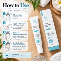 Crème Gel Réparatrice Apaisante Purifiante Anti-Acné et Anti-Imperfections à l'Acide Salicylique Fermenté, Niacinamide et Panthénol pour le Contrôle du Sébum et la Purification des Pores