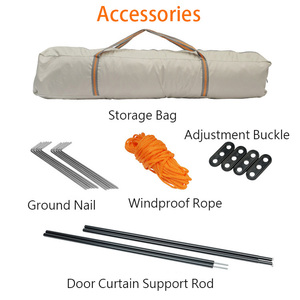 เต็นท์อัตโนมัติสำหรับ 3-4 คน ลดราคาพิเศษ กางเร็ว พับเก็บง่าย สำหรับตั้งแคมป์ชายหาด กันฝน พกพาสะดวก เต็นท์แคมป์ปิ้งกลางแจ้ง - Product Image 6