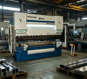 Presse plieuse <span class=keywords><strong>hybride</strong></span> entièrement automatique synchronisée avec formage des extrémités pour aluminium/acier inoxydable/acier au carbone - Product Image 4