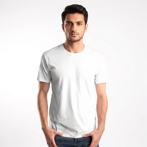 High Quality 100% Cotton <b>Plain</b> Men <b>Tshirt</b>,Custom T Shirt,Blank Regular Regular Fit Men's T Shirts - Product Image 1