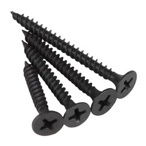 Fournitures de quincaillerie en gros, <span class=keywords><strong>clous</strong></span> et <span class=keywords><strong>vis</strong></span>, <span class=keywords><strong>vis</strong></span> à tête de trompette en acier, <span class=keywords><strong>vis</strong></span> pour plaques de plâtre, <span class=keywords><strong>vis</strong></span> pour cloisons sèches, <span class=keywords><strong>vis</strong></span> noire 6-32 mm - Product Image 3