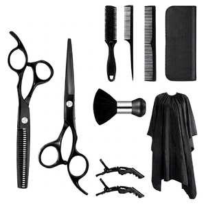 Kit de barbier NI-1105 2023, ensemble de ciseaux de coiffure en acier inoxydable, ciseaux à effiler de haute qualité, modèle NRZA INTERNATIONAL - Product Image 1