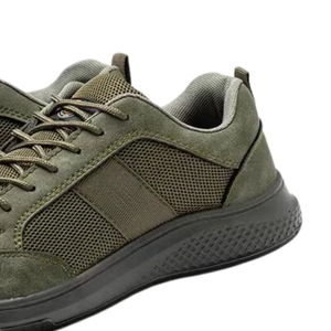 Zapatos de Seguridad de Cuero Afelpado para Hombre, con Cordones, Transpirables, Protección para Todas las Estaciones, Antiestáticos - Product Image 5