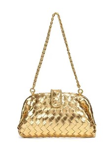 Bolsos de Hombro con Cadena Tejida, Estilo Europeo y Americano, Elegantes Bolsos de Mano para Mujer - Product Image 2