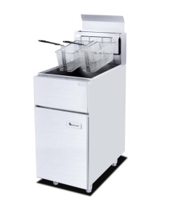 <span class=keywords><strong>Friteuse</strong></span> à gaz <span class=keywords><strong>propane</strong></span> 40L populaire pour frites, machine à frire profondes au gaz pour restaurant - Product Image 1