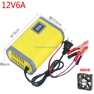 Cargador de batería de reparación de pulso de motocicleta, 12V, 6A, usado para batería de plomo ácido de 12V, 45ah, 50Ah, 55Ah - Product Image 4