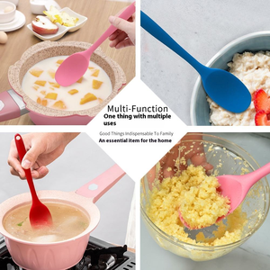 <span class=keywords><strong>Kit</strong></span> de spatules en silicone de qualité alimentaire pour enfants, écologiques, compatibles lave-vaisselle et four, pour la pâtisserie, fabriqué en Guangdong - Product Image 4
