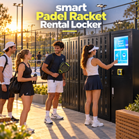 Baiwei Distributeur automatique intelligent modulaire en libre-service, Station de location de raquettes, Casier de location de raquettes de padel en libre-service